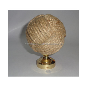 Accessoires de quincaillerie de fenêtre à rideau en métal, conception de corde et de jute en différentes couleurs et taille personnalisée pour l'exportation - Product Image 1