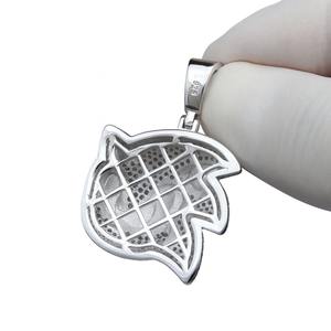 Pendentif Sonic Charm en moissanite, sans chaîne, en argent sterling 925, style hip-hop, glacé, cadeau d'anniversaire - Product Image 4