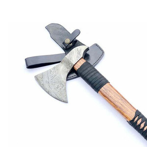 Venta al por mayor personalizado de alta calidad OEM ODM servicio hecho a mano nuevo diseño de acero al carbono vikingo al aire libre de acero al carbono hacha vikinga al aire libre - Product Image 4