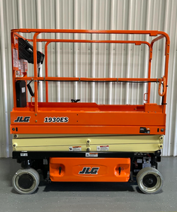 Livraison gratuite, plateforme élévatrice à ciseaux électrique JLG 1930ES, système hydraulique complet, plateforme aérienne de construction, couleur orange, capacité de 120 kg - Product Image 2
