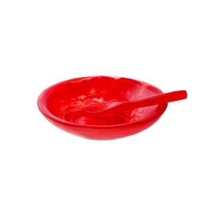 Tazón de Resina de Estilo Clásico, Ecológico, Apto para Lavavajillas, con Cuchara de Madera, Hecho en India, Tamaño y Color Personalizables, al Mejor Precio - Product Image 1