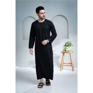 ชุดคลุมมุสลิมแขนยาวสไตล์อาหรับสำหรับผู้ชายชุดคลุมอิสลามคุณภาพสูงตัดเย็บแบบพรีเมียม - Product Image 1