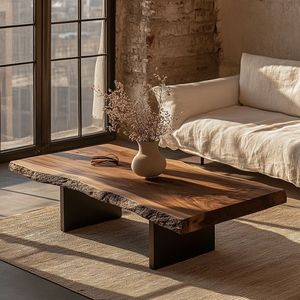 Mesa de Centro de Madera de Primera Calidad para Muebles de Sala de Estar Exclusivos que Exhiben el Arte del Trabajo en Madera - Product Image 3