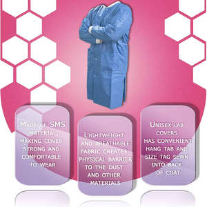 เสื้อกาวน์แพทย์แบบใช้แล้วทิ้งสำหรับผู้หญิง ยี่ห้อ Smithy Sports คุณภาพสูง ผลิตจากผ้ายีนส์ แขนยาว น้ำหนักเบา ป้องกันการกระแทก เหมาะสำหรับโรงพยาบาล - Product Image 6