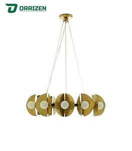 Arteriors Lighting Decor <b>Modern</b> Simple Ceiling Lamp Adjustable Height Hanging Metal Home Indoor Office Bar Decorative Room - Product Image 5