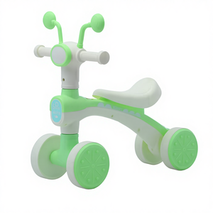 Nouvelle conception de voiture électrique à quatre roues 3 en <span class=keywords><strong>1</strong></span> en plastique, jouet pour bébé, scooter à roulettes pour enfants, vélo d'équilibre unisexe - Product Image 2