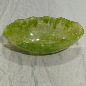 Bol à fruits en résine, bol en résine fait à la main, maison et jardin, cuisine et table, vaisselle, bols, personnalisation - Product Image 1