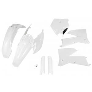 Kit di plastica bianca completa per KTM SX-F 250 2005-2006 motocicli 047 accessori - Product Image 1