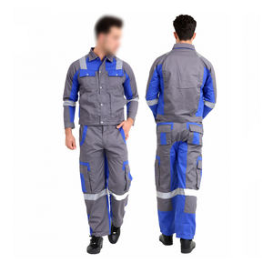 Uniforme de trabajo de seguridad reflectante de alta visibilidad Uniforme de seguridad de trabajo ligero de seguridad de cuerpo completo para hombres - Product Image 4