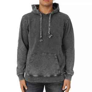OEM ผ้าฝ้าย 100% กรดล้าง Hoodies สบายผู้ชายกรด Hoodies ฤดูใบไม้ร่วงฤดูหนาวผู้ชายกรดล้าง Hoodies วินเทจสําหรับชาย - Product Image 1