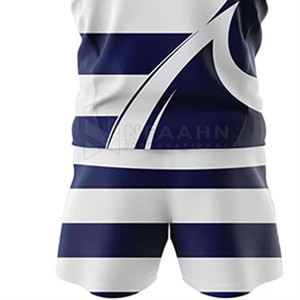 Service OEM, uniformes de rugby respirants et à séchage rapide, nouveau design, prix bas, vêtements de football confortables, ensembles 100% polyester de haute qualité - Product Image 6