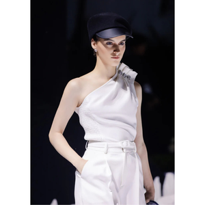 Blusa de mujer de pétalo de moda en stock ropa elegante Vietnam OEM Enzo Leo tela de alta calidad uso diario - Product Image 3