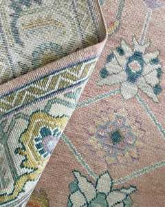 พรมพื้นที่ร่วมสมัยสำหรับห้องนั่งเล่นพรมขนสัตว์พรมทอมือในรูปแบบนามธรรมพรมสิ่งทอภายในบ้านและพรมพื้นที่ - Product Image 3