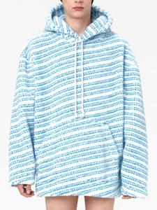 Sudadera con capucha elegante de marca de alta calidad 2023 para hombre, sudaderas con capucha lisas de manga larga de Color azul/blanco para hombre - Product Image 4