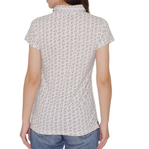 Camisas de Moda para Mujer, Tejidas, Lisas, Antiarrugas, Ecológicas, de Secado Rápido, 100% Algodón, Manga Corta, Casuales, Suaves y Transpirables - Product Image 3