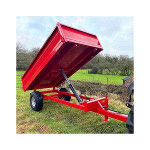 High-quality German Lowboy <b>Farm</b> <b>Trailer</b> with 3-Year Warranty for Hauling Heavy Machinery and Construction Equipment for <b>Farm</b> Use - Product Image 1