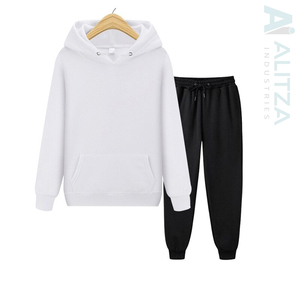 Vente en gros Survêtement à capuche imprimé unisexe personnalisé Tissu en coton biologique de haute qualité Streetwear surdimensionné pour femmes filles Logo - Product Image 2