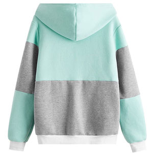 Sudaderas con capucha de punto sólido informal para mujer Sudadera con capucha de ajuste regular de lana de algodón Ropa de mujer Sudaderas con capucha para la venta - Product Image 5