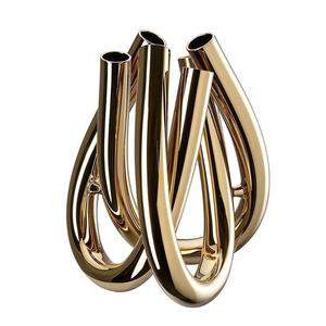 Florero de planta de oro y florero de diseño mejor para la decoración del hogar personalizado hecho a mano mejor decoración interior y diseño hecho a mano - Product Image 6