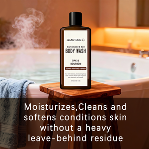 Gel de Ducha Masculino de Marca Blanca, Limpiador Corporal de Lujo con Aroma a Especias, Bourbon y Roble Blanco, Cuidado Hidratante - Product Image 3