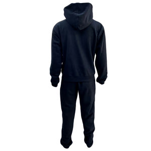 Conjunto de Sudadera con Capucha y Cuello Alto Personalizado, Logotipo Bordado en Algodón, Conjunto Deportivo Informal Holgado - Product Image 2