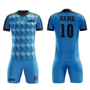 Camisetas de Fútbol Personalizadas al por Mayor, Transpirables, de Spandex/Algodón, Ligeras, de Secado Rápido, Corte Automatizado, Colores/Logotipos Personalizados - Product Image 4