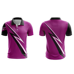 Polos de sublimación personalizables para ropa de golf Fitness y trajes casuales Polos de sublimación de algodón de talla grande - Product Image 1