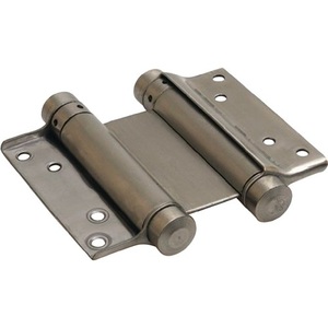 Bisagras pivotantes de acero inoxidable DENI para dispositivos de asistencia, tamaño 33, 125 mm de longitud, capacidad de 27 kg, para puertas de 30-35 mm de grosor, paquete de 2 - Product Image 1
