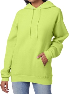 Sudadera con Capucha para Hombre, Talla Grande, Cómoda, de Color Sólido, Cuello Redondo, Manga Larga, 100% Algodón, Precio al por Mayor - Product Image 4