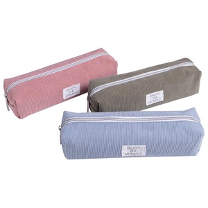 Estuche para Lápices de Terciopelo EXACOMPTA, 3 Colores Surtidos, 22x6x6, Paquete de 6 Estuches y Bolsas de Terciopelo Nuevos - Product Image 1