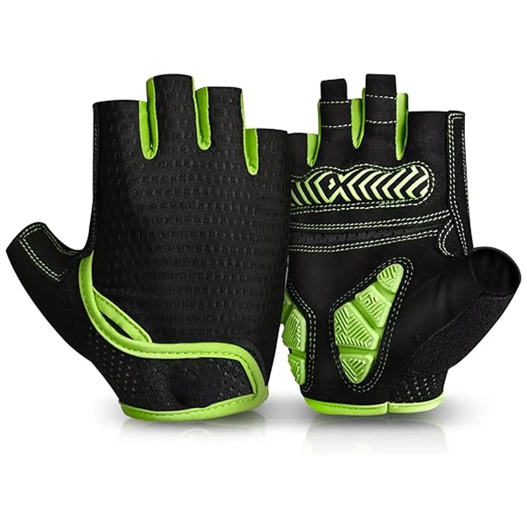 Gant de vélo vtt demi-doigt personnalisé pour hommes vélo course entraînement Gym Fitness gants de cyclisme