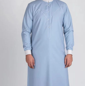 Latest <b>Coming</b> Good Price Customized Traditional Thobes Superior Quality Moroccan Style Man Thobes for Muslim Wearing - Product Image 5