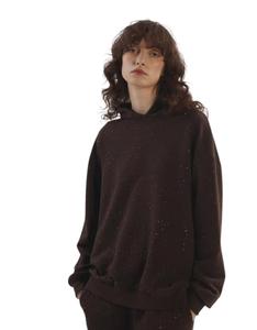 Sweat-shirt à capuche de luxe orné de strass, sweats à capuche de haute qualité ornés de cristaux, personnalisables, nouveau design 2026 - Product Image 1