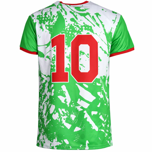Maillot de football unisexe Mexique imprimé, séchage rapide, performance optimale, 100 % polyester, logo au dos, anti-odeur, coupe classique, col rond, manches courtes - Product Image 4