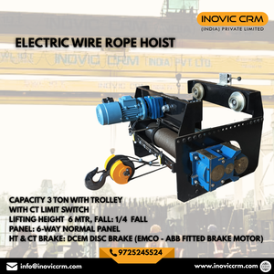Interrupteur de fin de course pour chariot élévateur de 3 tonnes, hauteur de levage de 6 mètres, 1/4 de chute, panneau normal 6 voies, frein à disque DC EM, usage domestique, télécommande pour la vente au détail - Product Image 6