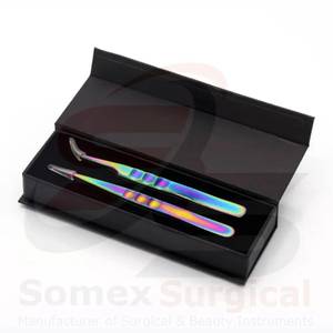 Pince à épiler multicolore pour cils d'extension vente en gros - Product Image 3