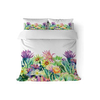 Ensembles de housse de couette indienne Parure de lit King Size Impression personnalisée Ensemble de housse de couette 100% coton