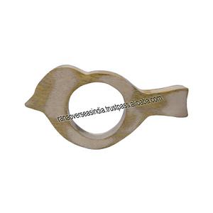 Top Seller Handmade Wooden Bird Shape <b>Napkin</b> Ring <b>Holder</b> for Birthday Wedding Party Table Decor - Product Image 3