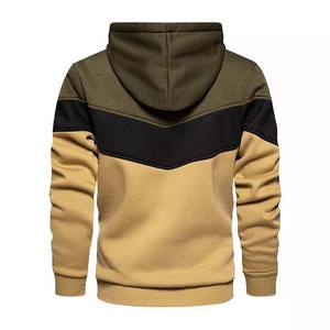 Ropa de Invierno para Hombre, 100% Algodón, Sudadera con Capucha para Hombre, Novedad, 380g, Diseño Moderno, Color en Contraste - Product Image 6
