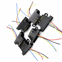 Câble de connexion doré personnalisé avec faisceau de fils, assemblage de câbles multi-contacts pour équipement industriel OEM