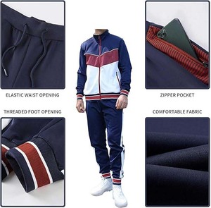 Chándal deportivo de alta calidad OEM para hombre, chándal personalizado para hombre al por mayor, 100% algodón - Product Image 4