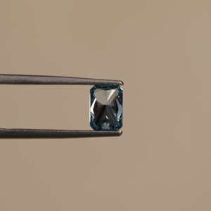 2.3 CT Blue Radiant Cut Loose Lab Grown CVD Diamond Bijoux exquis avec certificat Fancy Blue Color Filled - Product Image 5