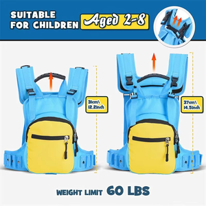 Imbracatura di Sicurezza per Bambini per Sci e Snowboard con Fibbia Regolabile, Cinghie Ecologiche e Durevoli in Poliestere Personalizzabili - Product Image 3