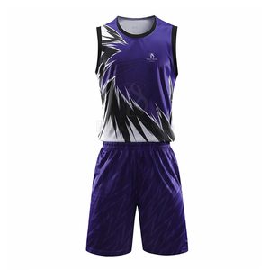 2024 uniforme de baloncesto atlético de alta calidad para hombres Jersey ropa deportiva hecha a medida conjuntos de talla grande de secado rápido transpirable adulto - Product Image 1