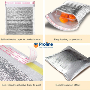 Sacs isothermes pliables en PE à motif léopard, imperméables et écologiques, pour le transport de repas chauds ou froids en restauration et à emporter - Product Image 3