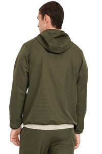 Nouveau professionnel de haute qualité hommes personnalisation fermeture éclair sweats à capuche 100% coton manches thermiques blanc plaine poids lourd couleur unie - Product Image 2