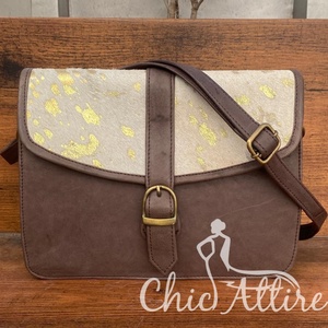 2024 Women's Genuine Cowhide Leather Crossbody Handbag Wholesale New Fashion Designer Shoulder Purse with Logo Pattern - Product Image 1