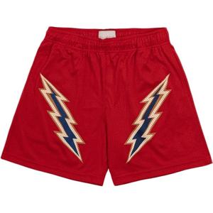 Pantalones cortos deportivos americanos de verano con logotipo personalizado, pantalones cortos de malla transpirables para hombre, pantalones cortos de playa - Product Image 2