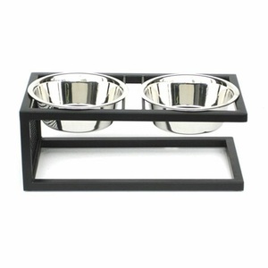 Meilleures ventes de bols d'alimentation pour chiens en acier inoxydable avec support en fer solide antidérapant, parfaits pour des solutions de qualité en matière d'alimentation et d'eau - Product Image 5