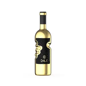 DILE 'SUPREME, trockener, stiller Wein, 750 ml, 25,36 oz, Alkohol anteil 14%, goldene Flasche, perfekt mit Fleisch